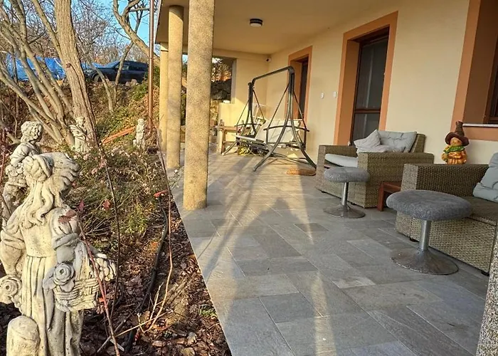 Red Stone Palkoeve 200m A Balaton Parttol Kilatassal- Kutya Barat Apartment Kovagoors